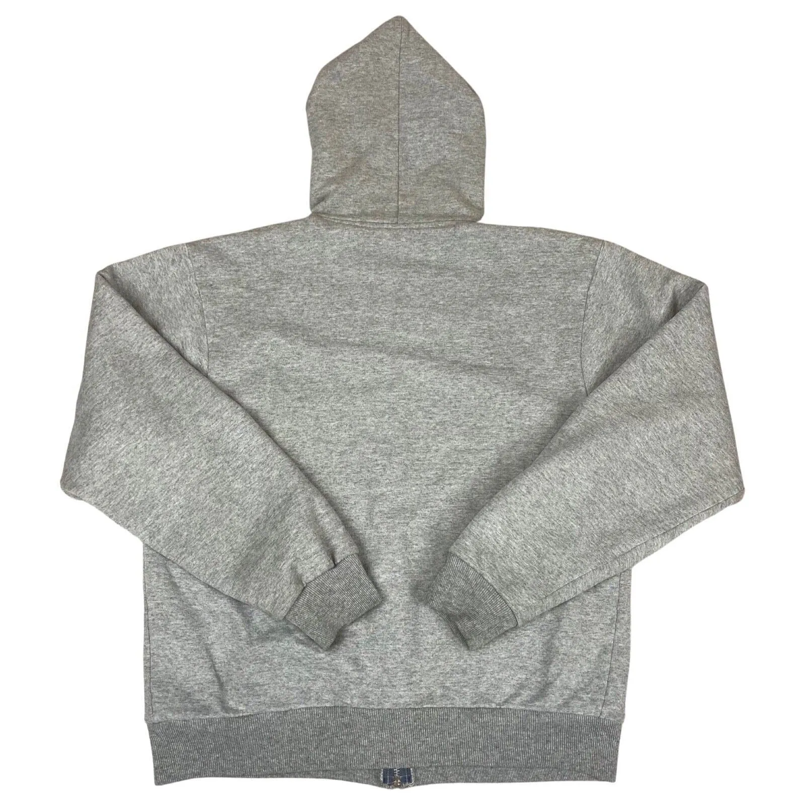 2010s Grey Carhartt Thermal Mesh Carlux Zip-Up Hooded Sweatshirt Extra Large