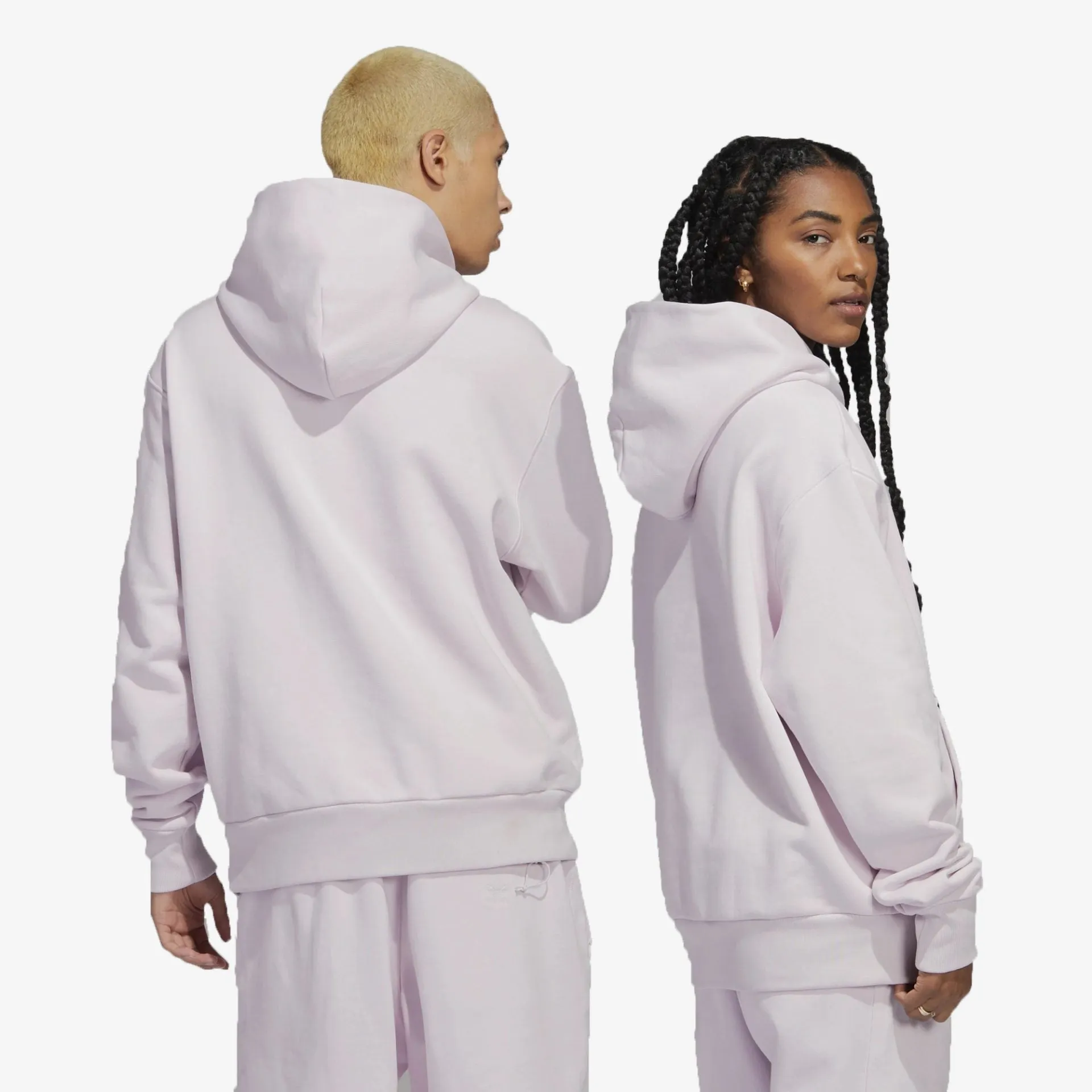 Adidas Originals | PHARRELL WILLIAMS BASICS HOODIE { PINK