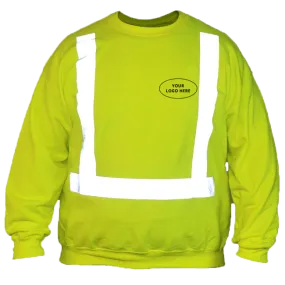 ANSI Reflective Sweatshirt with Custom Logo