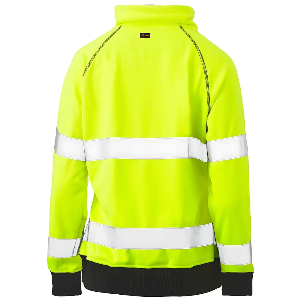 Bisley 323W6818T-YEL/2XL ANSI Type R Class 2 Women's Contoured Fleece Pullover Sweatshirt