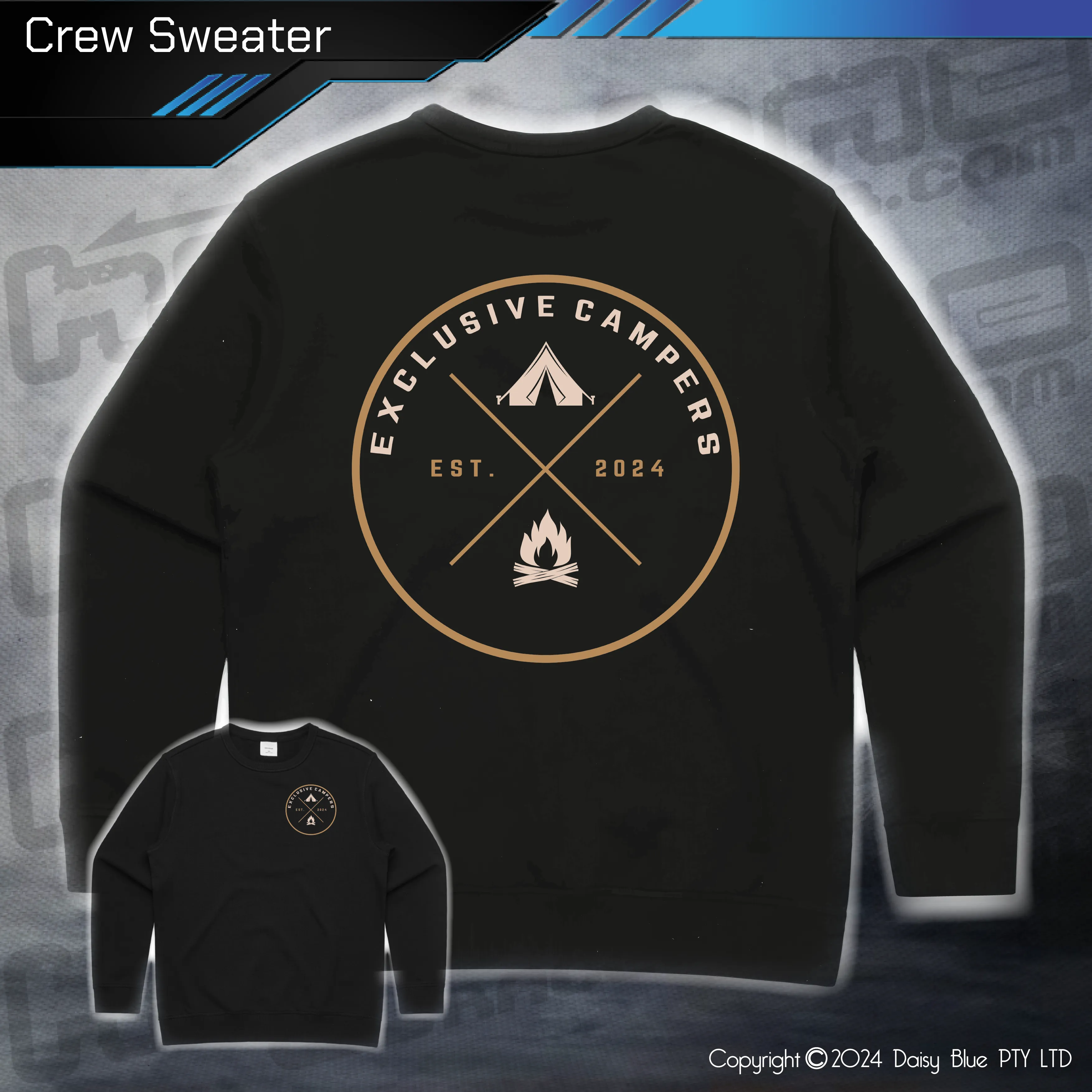Crew Sweater - Exclusive Campers