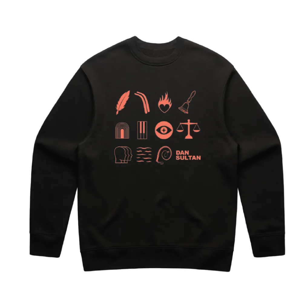 Dan Sultan / Icons Black Sweater