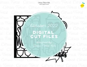 Digital Cut file - SWEATER WEATHER - October 2022