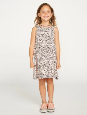 Girls Poppin Stone Dress - Melon
