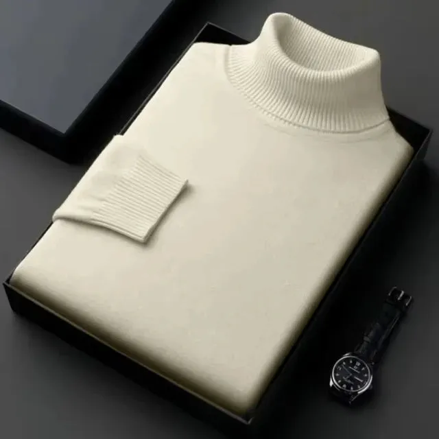 High-Quality Knitted Turtleneck Sweater