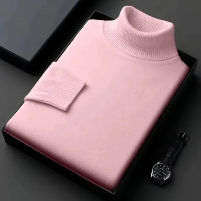 High-Quality Knitted Turtleneck Sweater