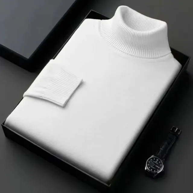 High-Quality Knitted Turtleneck Sweater