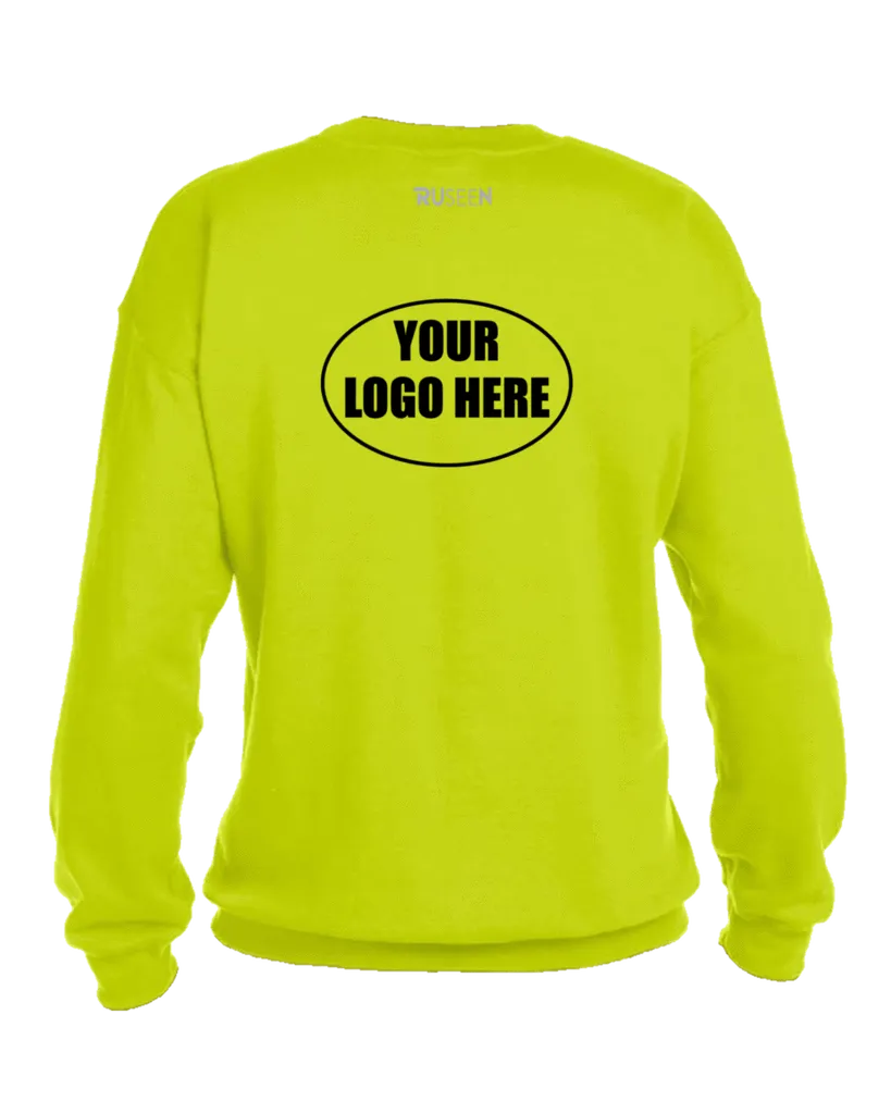High Visibility Graphic Sweatshirt With Custom Logo