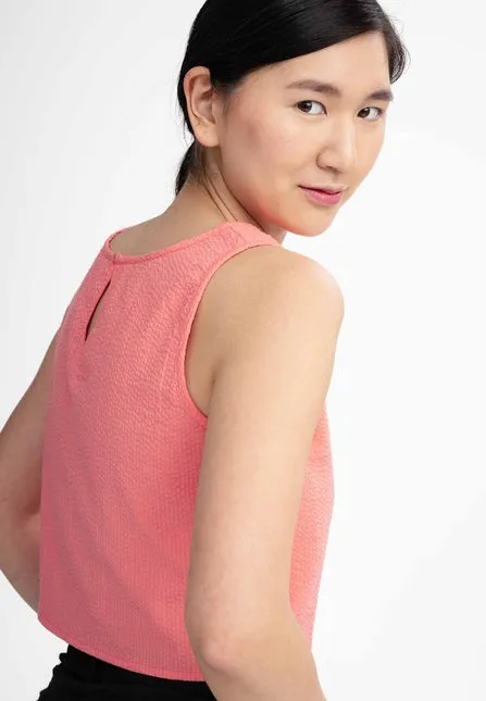 Melawear Tamani Raspberry Cropped Top