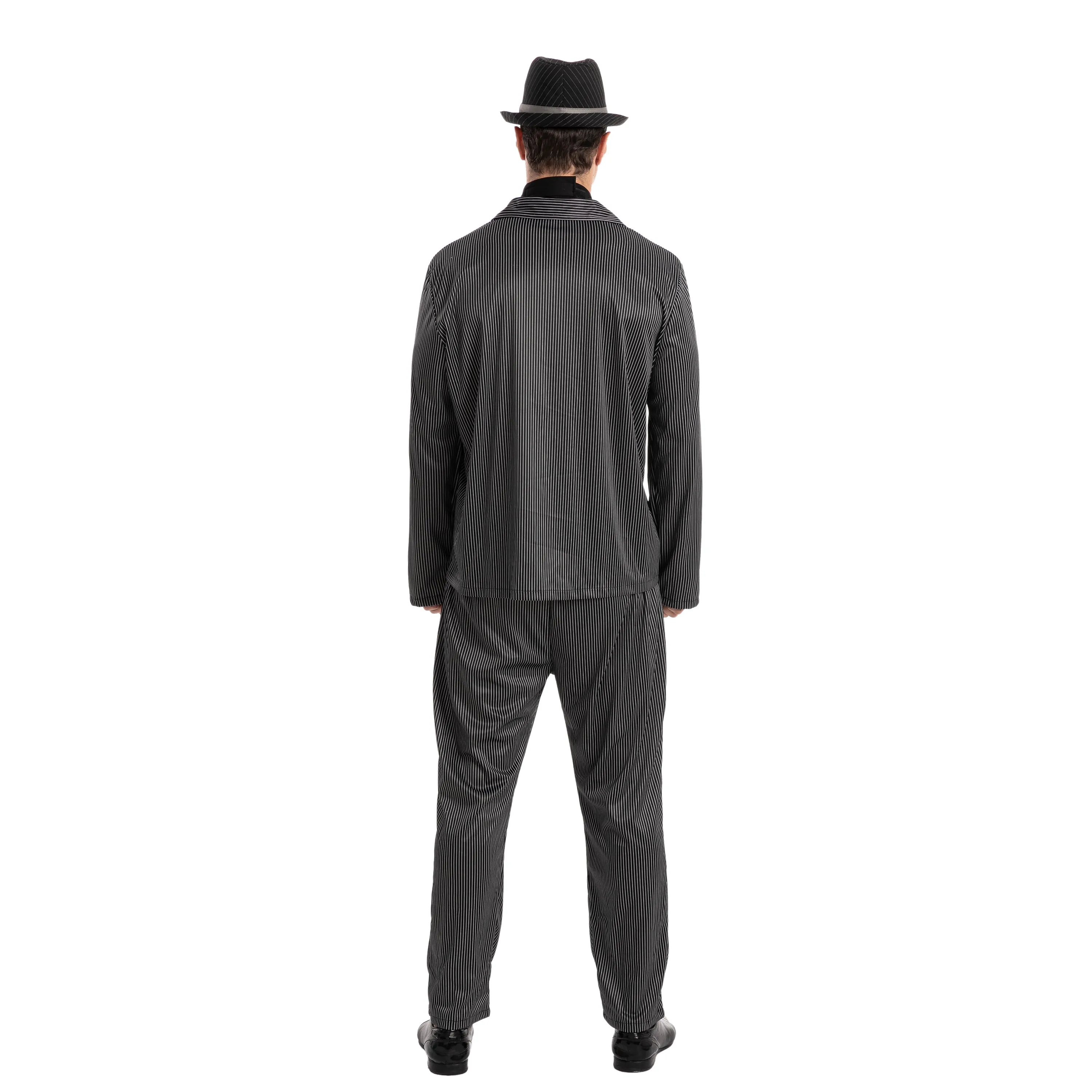 Men Gangster Costume Cosplay- Adult