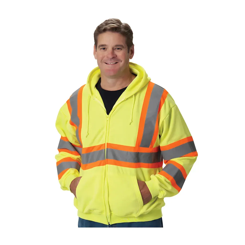 PIP 323-HSSPLY-M ANSI Type R Class 3 Two-Tone Hoodie