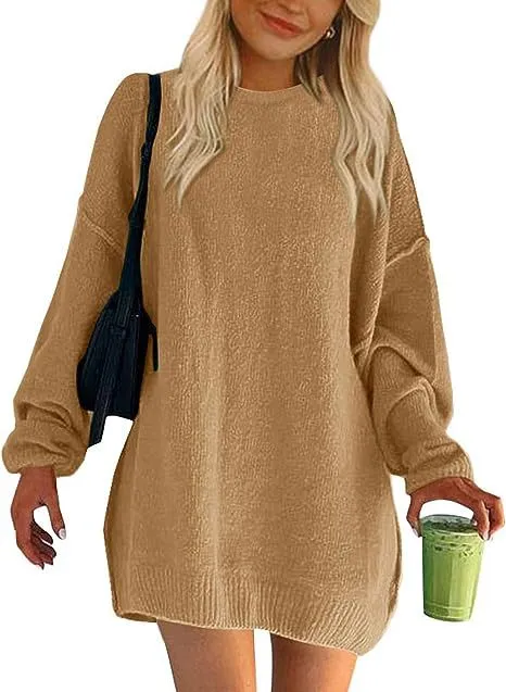 Purpdrank fall outfits women Women's Autumn and Winter Turtleneck Sweater Fashion Rib Knitted Pullover Loose