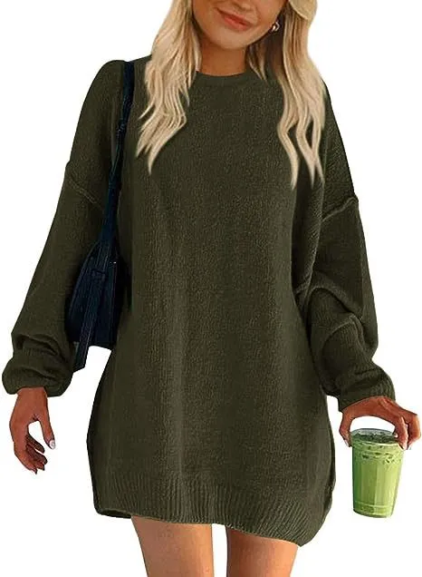 Purpdrank fall outfits women Women's Autumn and Winter Turtleneck Sweater Fashion Rib Knitted Pullover Loose