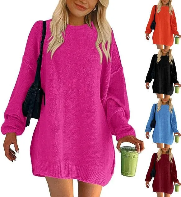 Purpdrank fall outfits women Women's Autumn and Winter Turtleneck Sweater Fashion Rib Knitted Pullover Loose