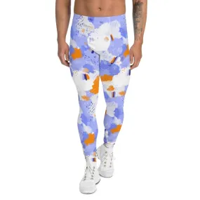 Purple Abstract Men's Leggings