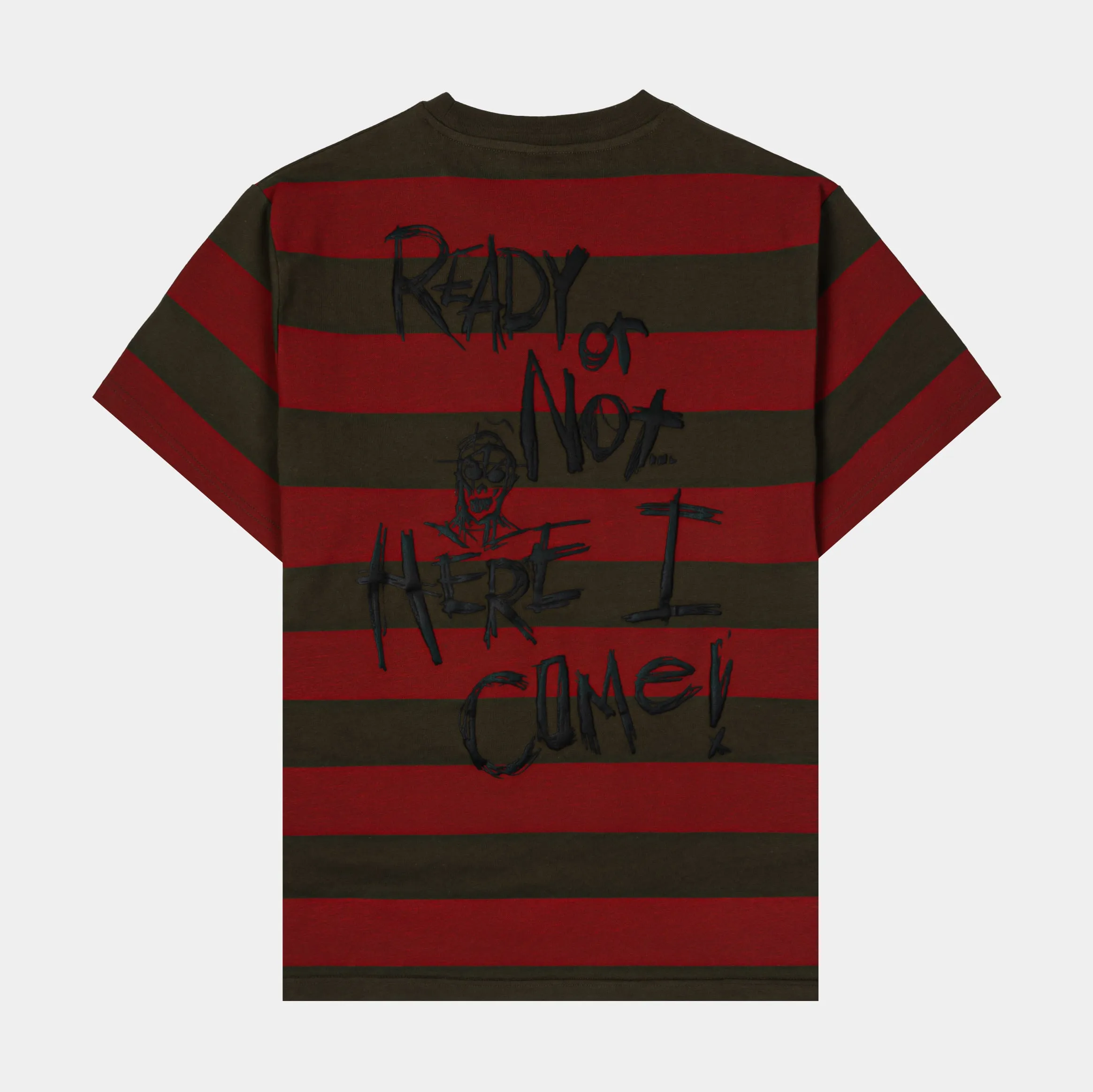 SP x Nightmare On Elm Street Sweater Mens Short Sleeve Shirt (Red/Olive)