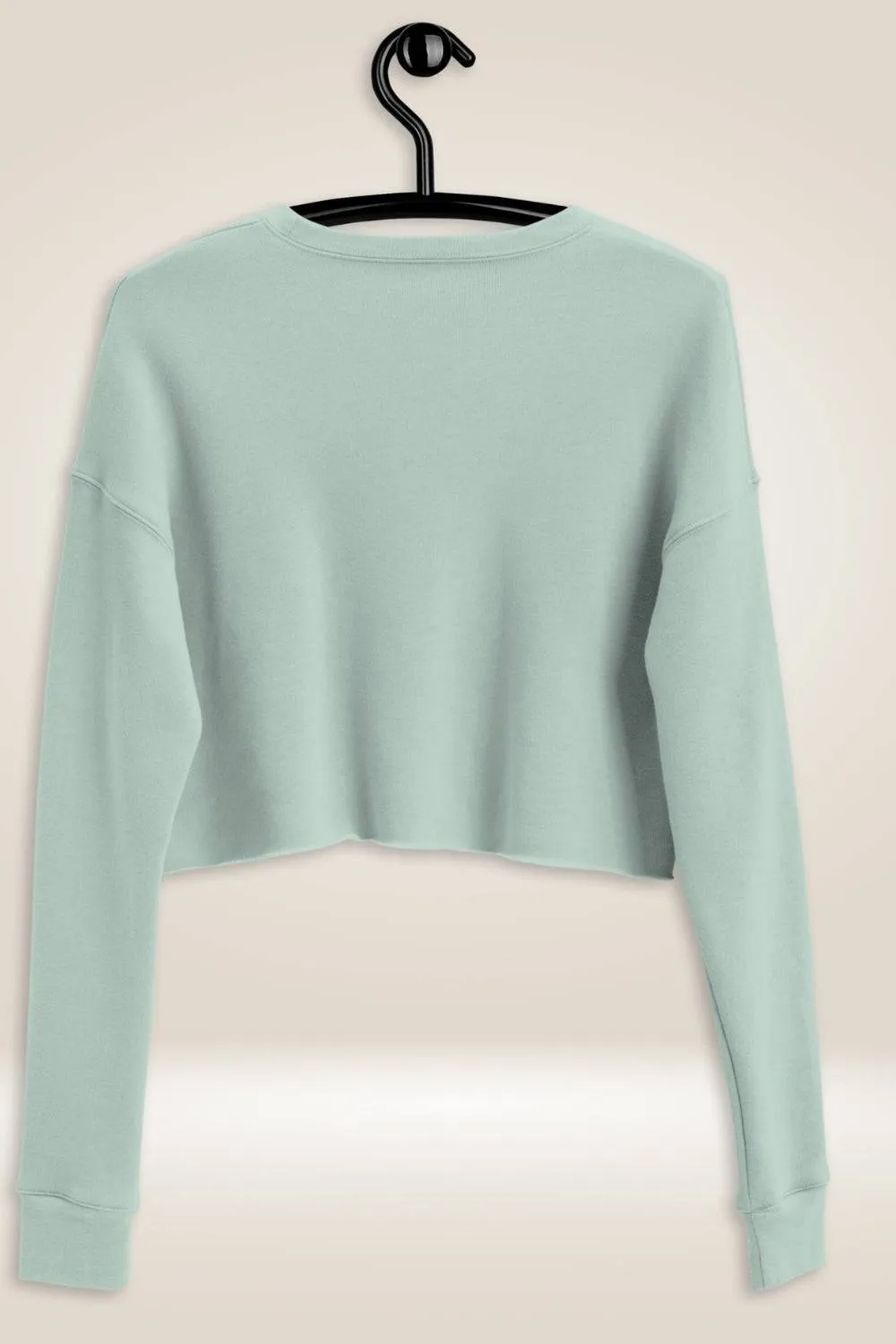 TGC Boutique X Reaction Light Blue Cropped Sweatshirt