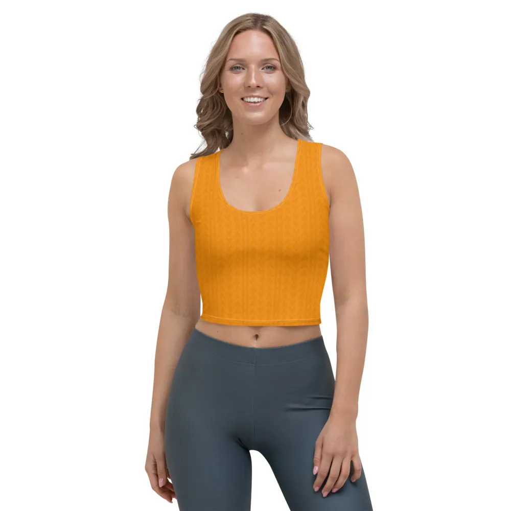 Tiger Tangerine Crop Top