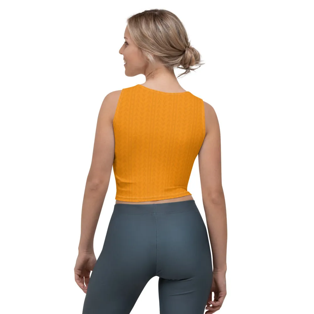 Tiger Tangerine Crop Top