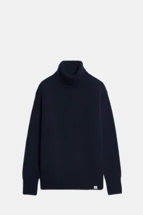 Turtleneck Pullover Dark Navy